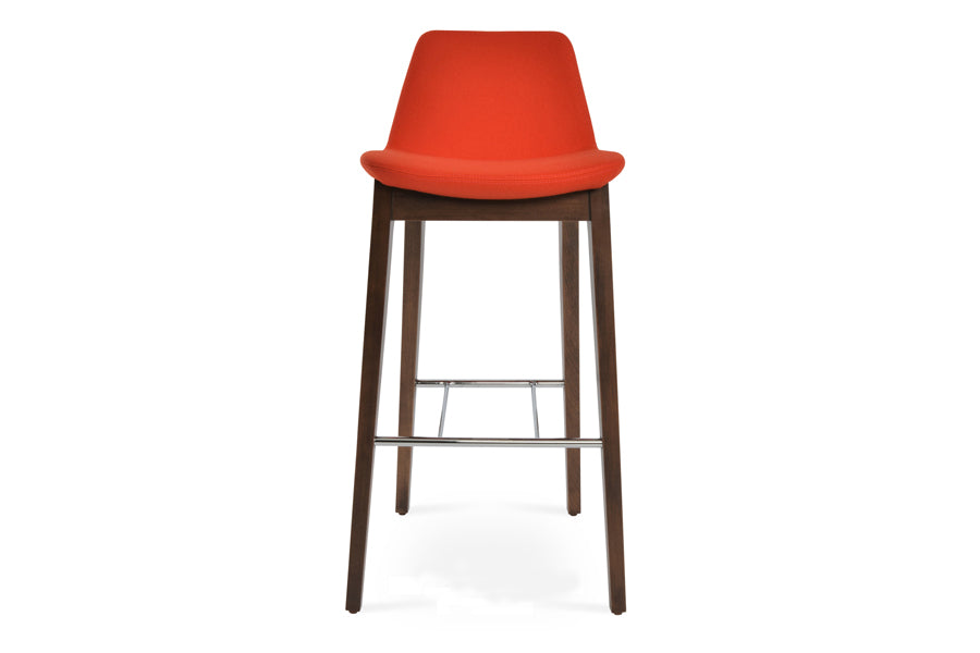 Pera HB Wood Counter Stool by SohoConcept, showing front view of hb wood counter stool.