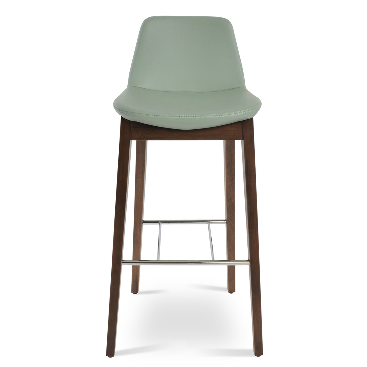 Pera HB Wood Counter Stool by SohoConcept, showing front view of hb wood counter stool.