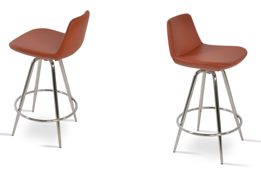 Pera Max Swivel Counter Stool, showing max swivel counter/bar stools together.