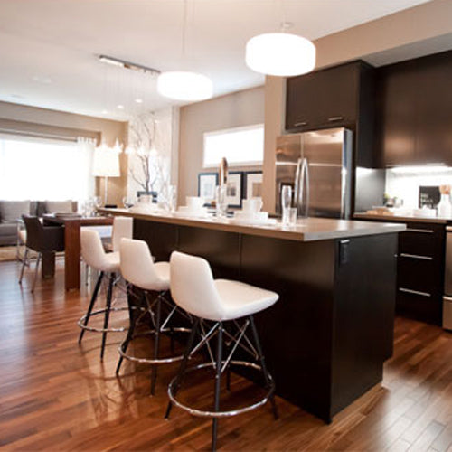 Pera MW Bar Stool by SohoConcept, showing mw bar stools in live shot.