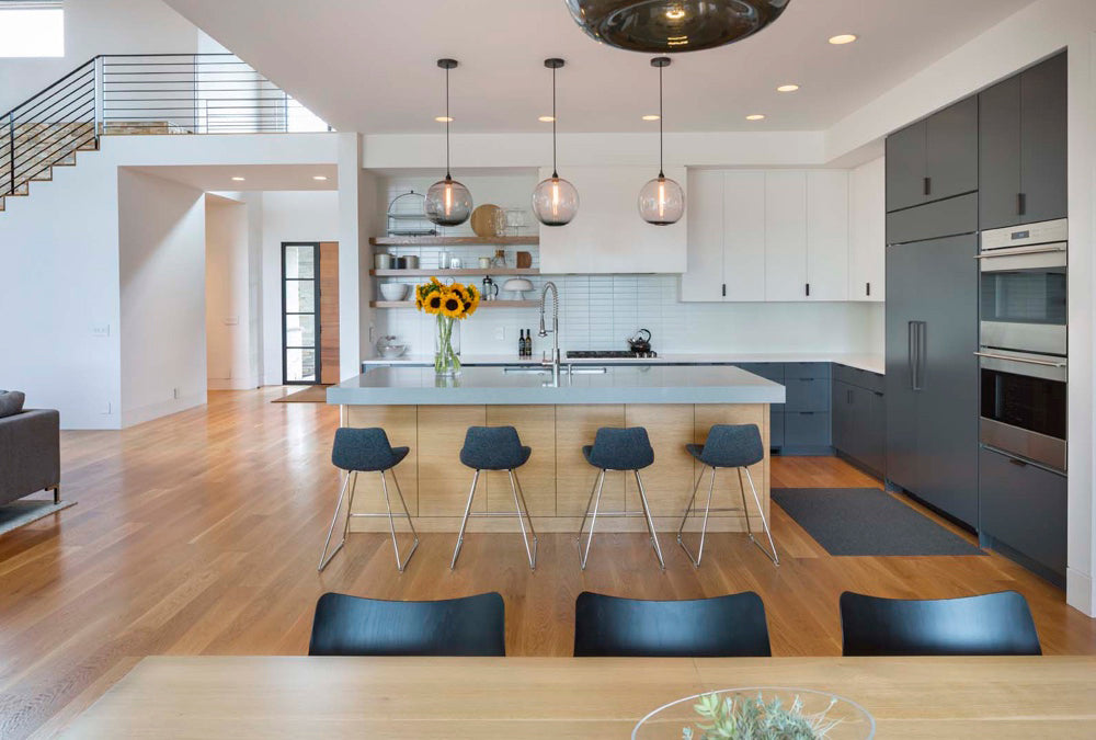 Pera Wire Bar Stool by SohoConcept, showing wire stools in live shot.