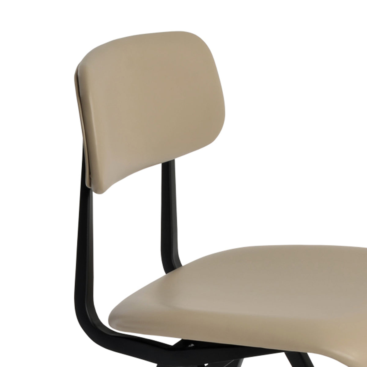 Perla Soft Seat Dining Chair by SohoConcept, showing closeup view of soft seat dining chair.
