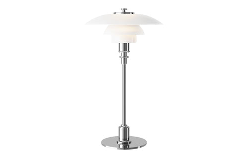 PH 2/1 Indoor Table Lamp by Louis Poulsen - High Lustre Chrome Plated.