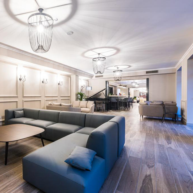 Pick Modular Sofa by B&T, showing pick modular sofa in live shot.