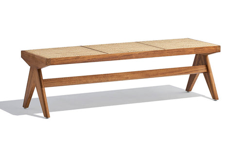 Pierre J Bench by SohoConcept, showing right angle view of pierre j bench.
