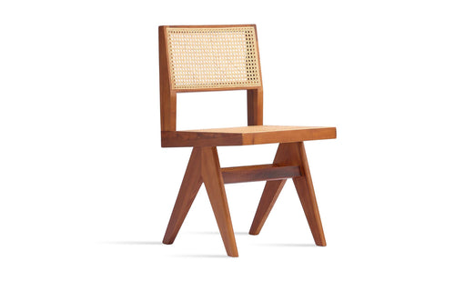 Pierre J Dining Chair by SohoConcept, showing right angle view of pierre j dining chair.