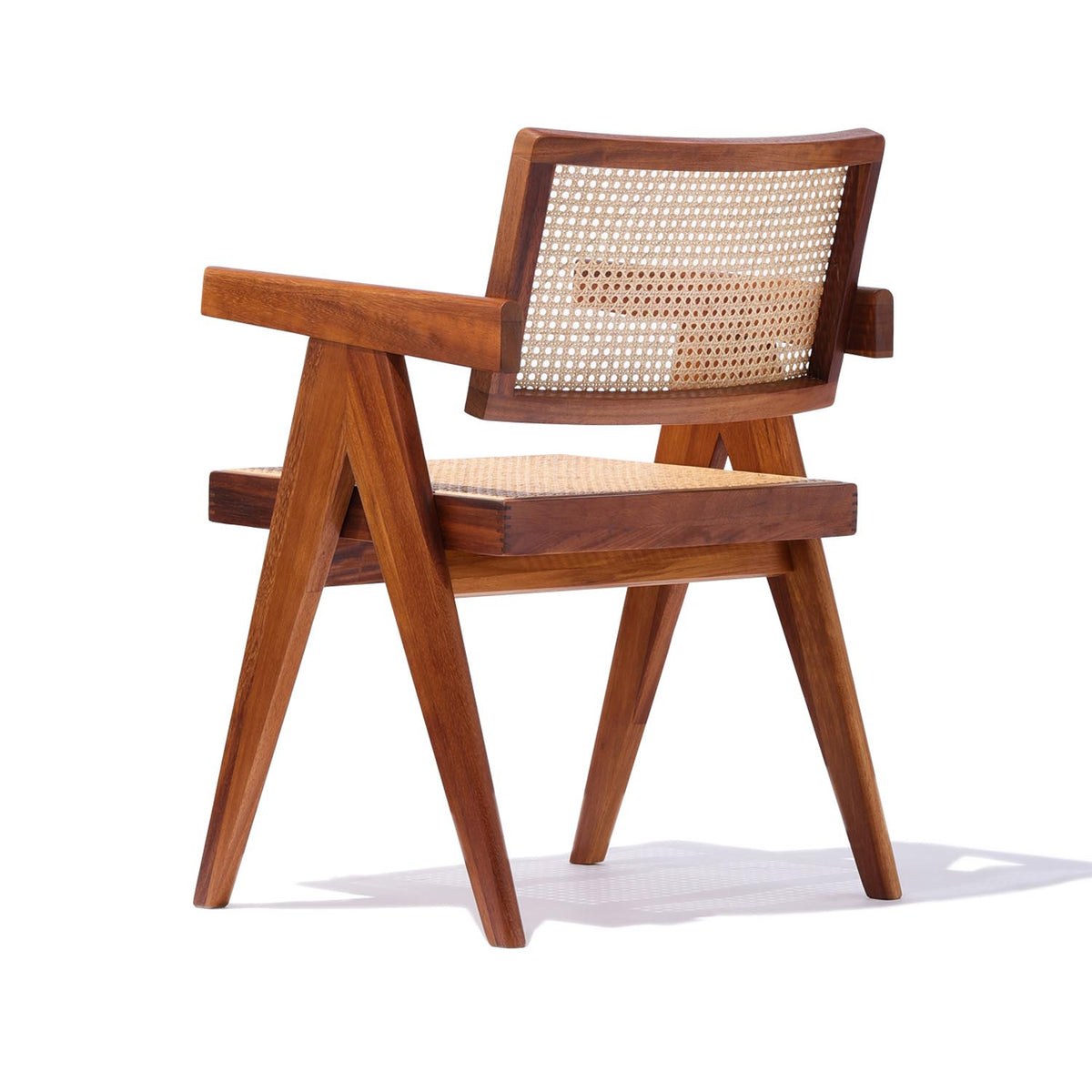 Pierre J Dining Arm Chair by SohoConcept, showing back view of pierre j dining arm chair