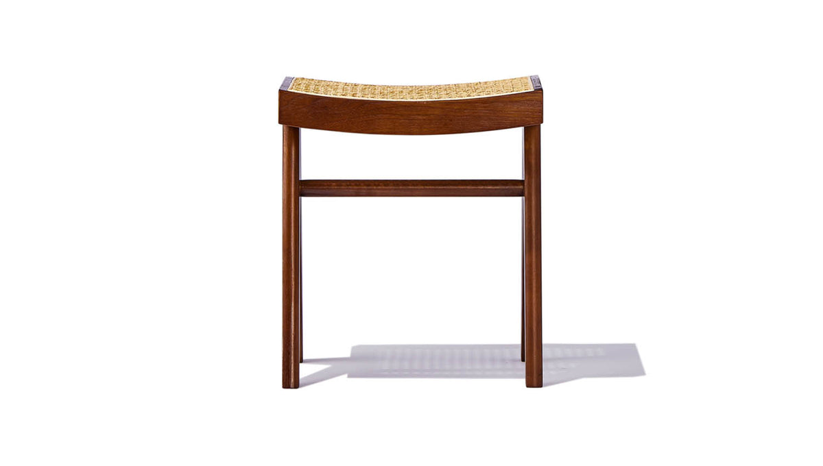 Pierre J Dining Stool by SohoConcept, showing front view of pierre j dining stool.