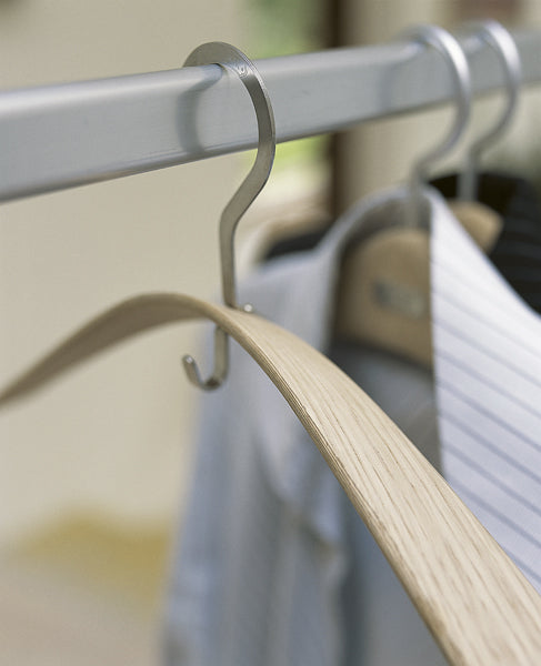 Pilot Coat Hanger by Skagerak, showing pilot coat hangers in live shot.