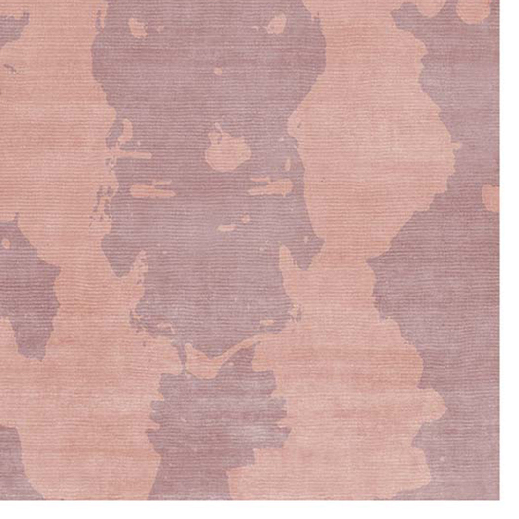Pious Alvarinho PSO52 Rug by Second Studio, showing closeup view of pious alvarinho pso52 rug by second studio in dusty pink.