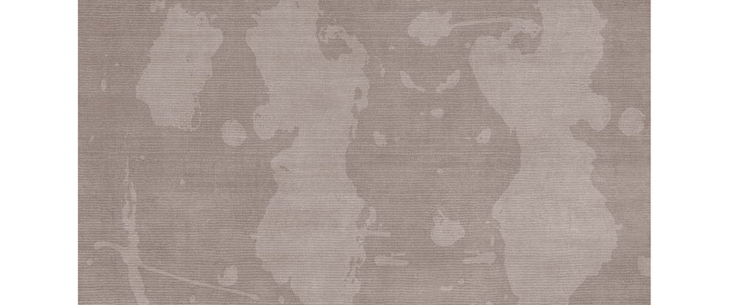 Pious Alvarinho PSO53 Rug by Second Studio, showing closeup view of pious alvarinho pso53 rug by second studio in taupe.