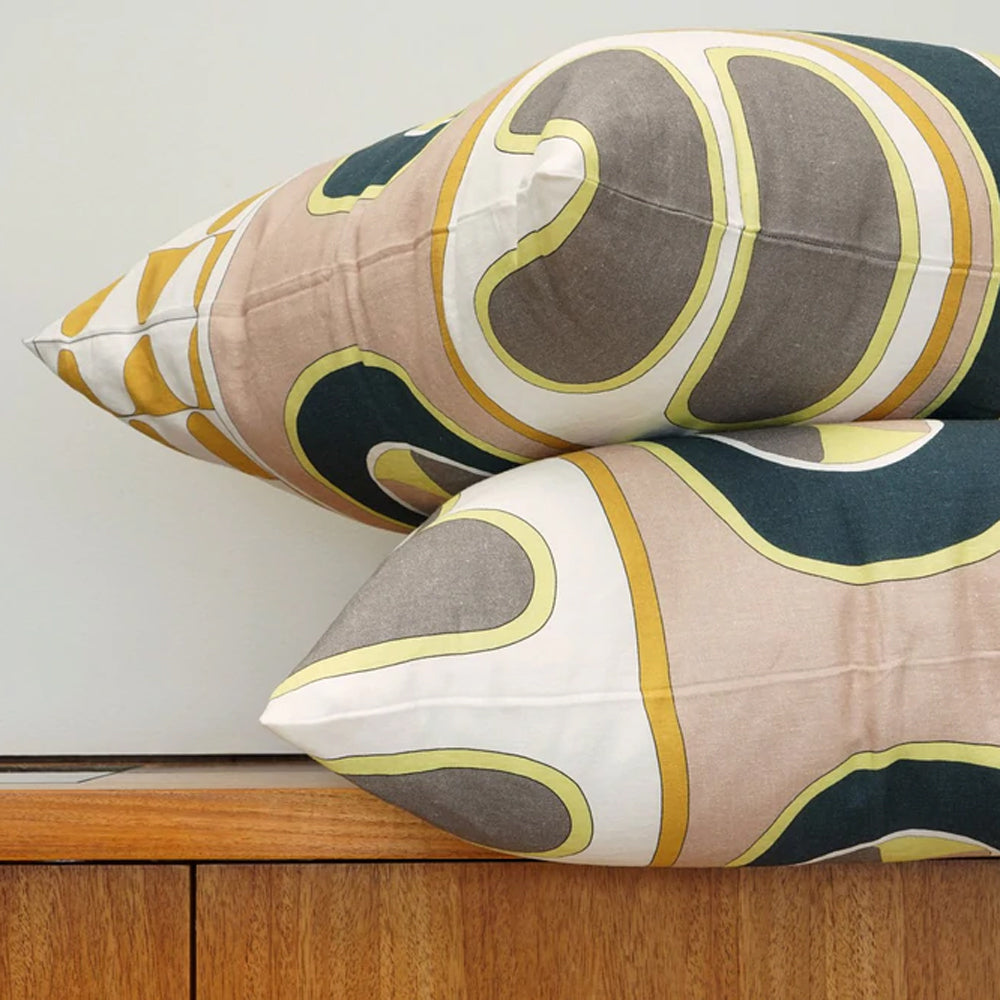 Play Decorative Pillow by Area, showing closeup view of play decorative pillows in live shot.