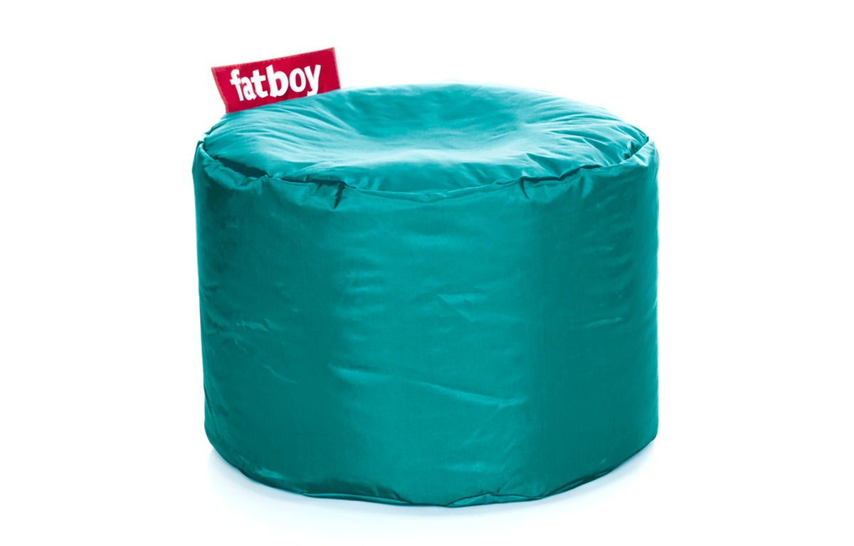 Point Pouf/Ottoman by Fatboy - Turqouise Nylon Fabric.