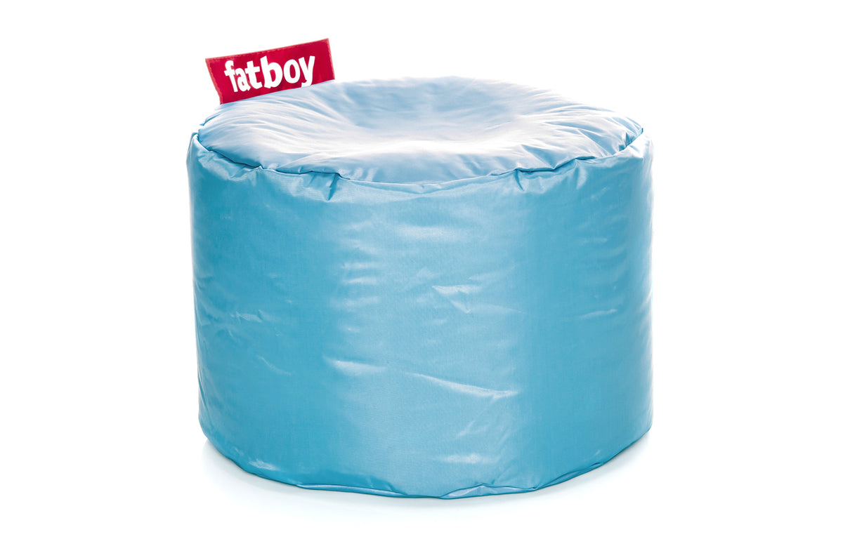 Point Pouf/Ottoman by Fatboy - Ice Blue Nylon Fabric.