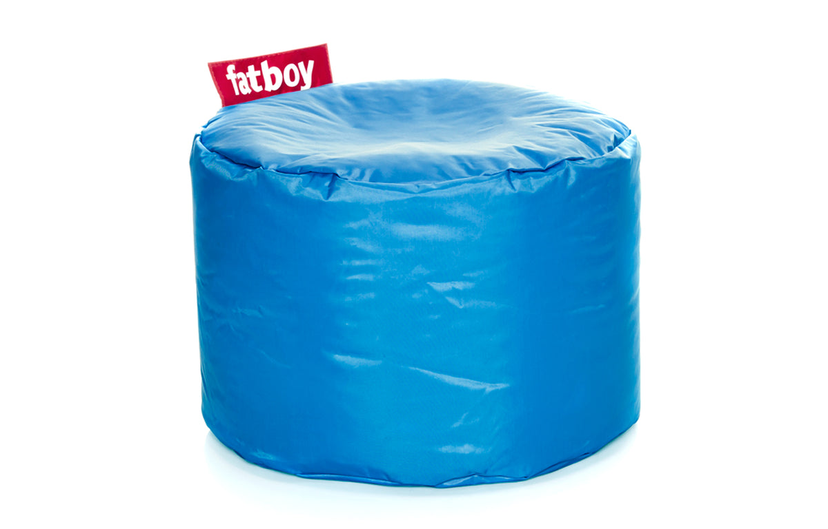 Point Pouf/Ottoman by Fatboy - Petrol Nylon Fabric.