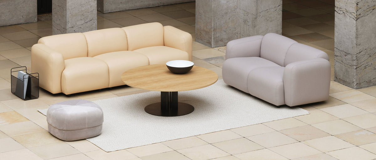 Polli Rug by Normann Copenhagen, showing polli rug in live shot.