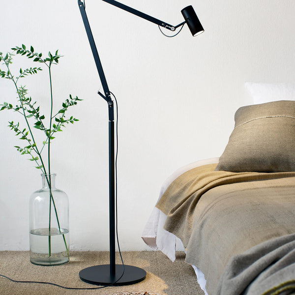 Polo Floor Lamp by Marset, showing polo floor lamp in live shot.