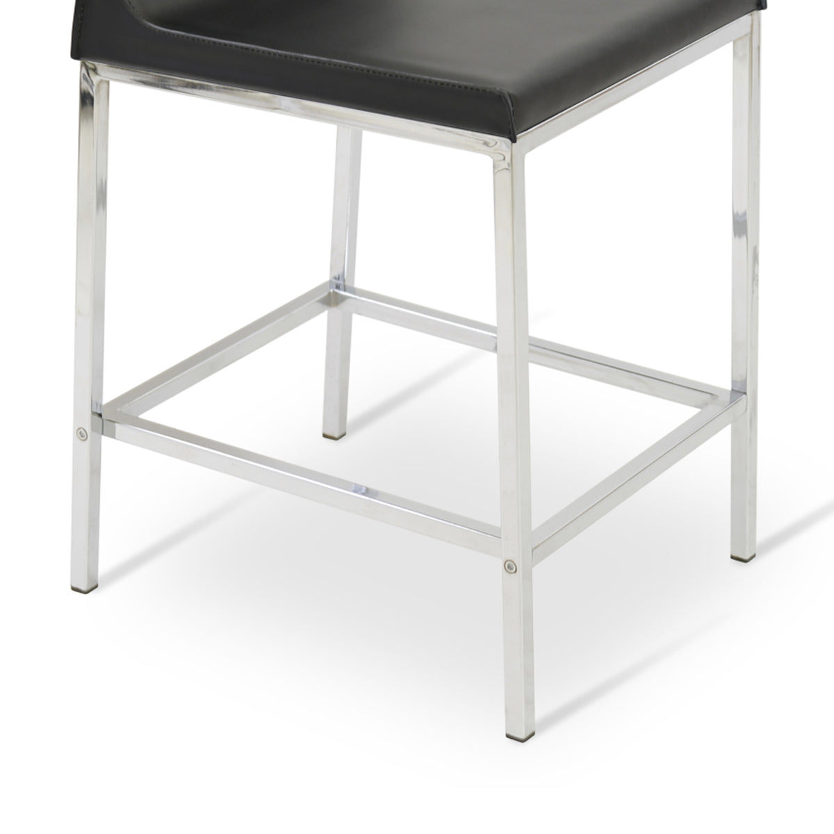 Polo Metal Stool by SohoConcept, showing closeup view of polo metal stool.