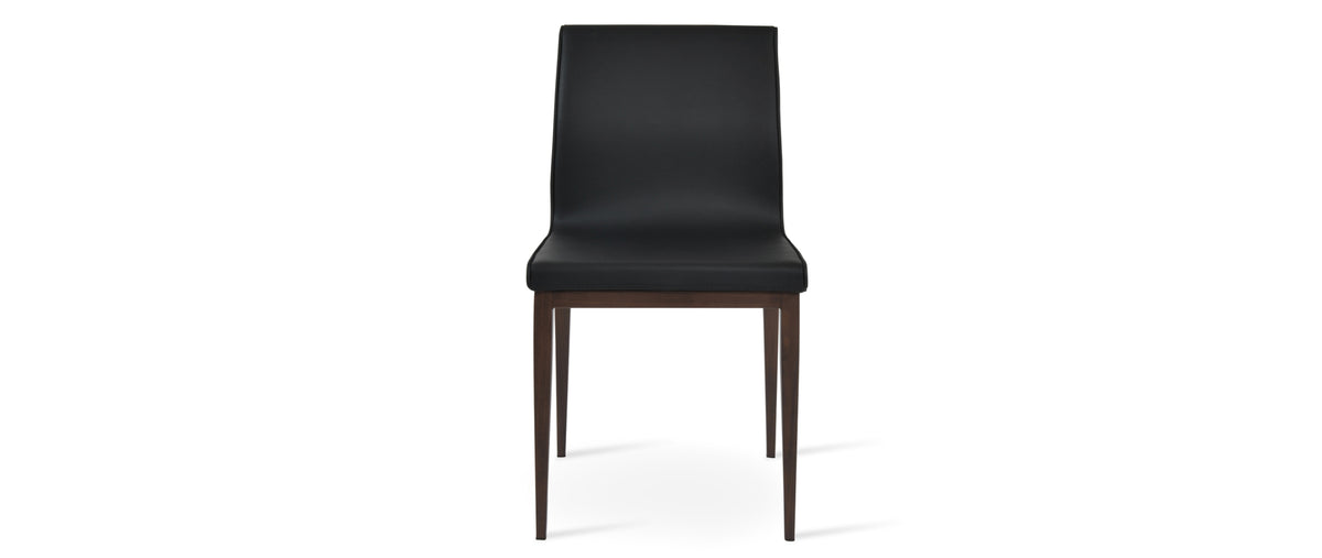 Polo MW Wood Chair by SohoConcept, showing front view of mw wood chair.
