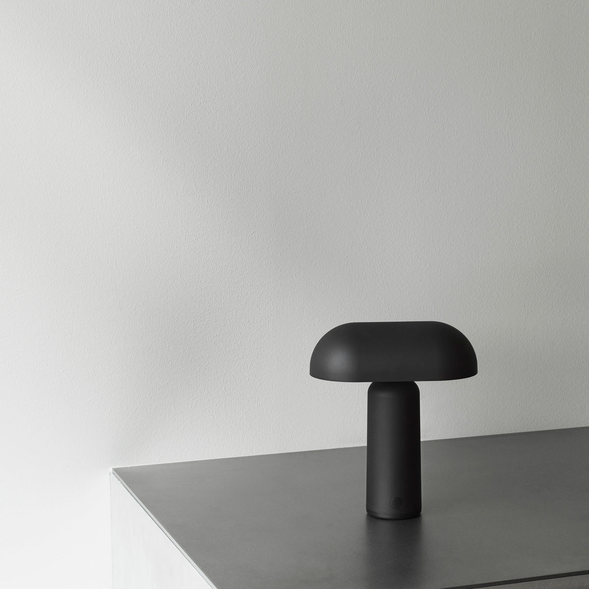 Porta Table Lamp by Normann Copenhagen, showing porta table lamp in live shot.