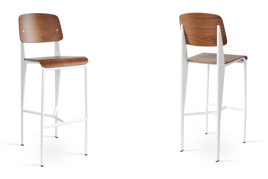Coral Stool by SohoConcept, showing two bar stools together.