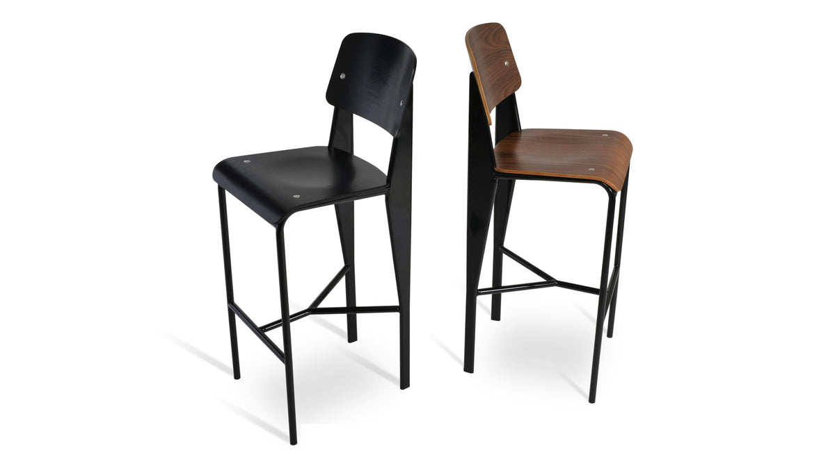 Coral Stool by SohoConcept, showing two bar stools together.