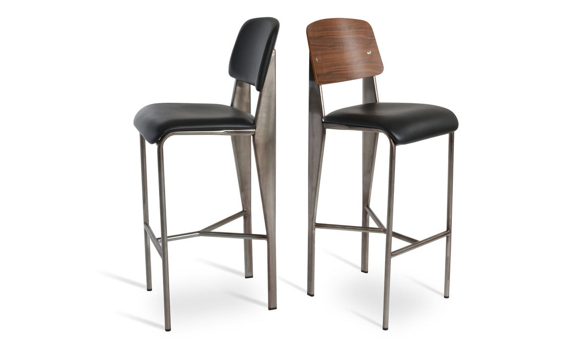 Coral Soft Seat Stool by SohoConcept, showing two sofa seat stoots together.