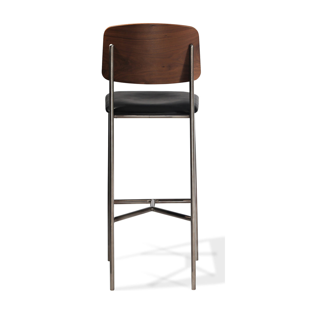 Coral Soft Seat Stool by SohoConcept, showing back view of sofa seat stoot.