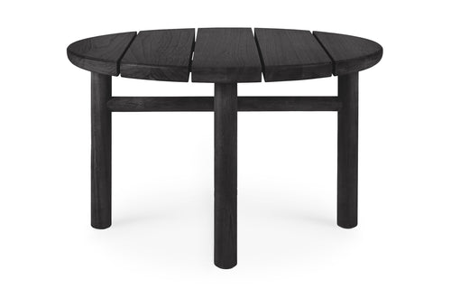 Quatro Outdoor Side Table by Ethnicraft - Teak Black
