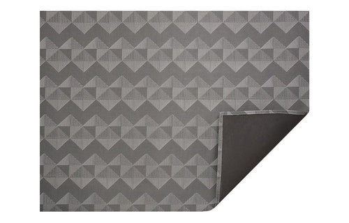 Quilted Woven Floormat by Chilewich - Tuxedo Weave.