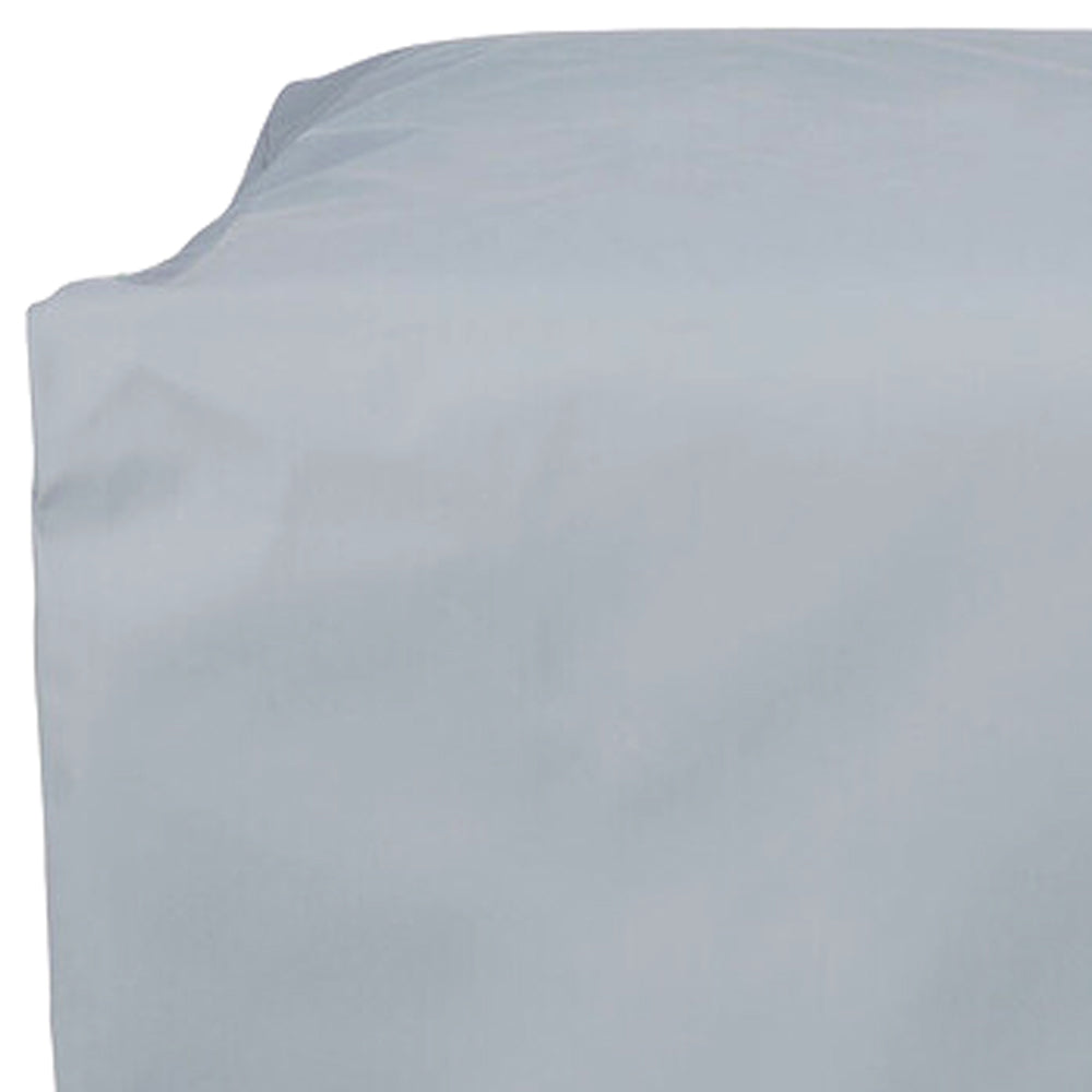 Raincover for Jack Outdoor Footstool by Ethnicraft, showing closeup view of raincover for jack outdoor footstool in pu-coated textile.