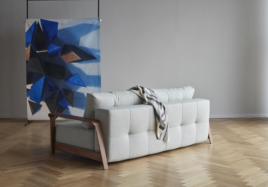 Ran D.E.L Sofa Bed by Innovation, showing ran d.e.l sofa bed in live shot.