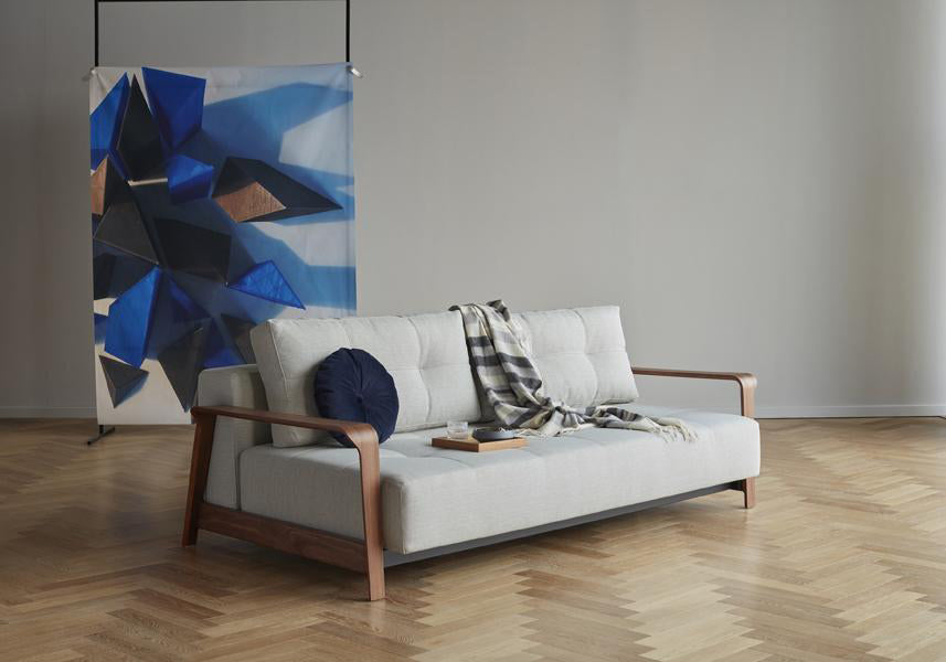 Ran D.E.L Sofa Bed by Innovation, showing ran d.e.l sofa bed in live shot.