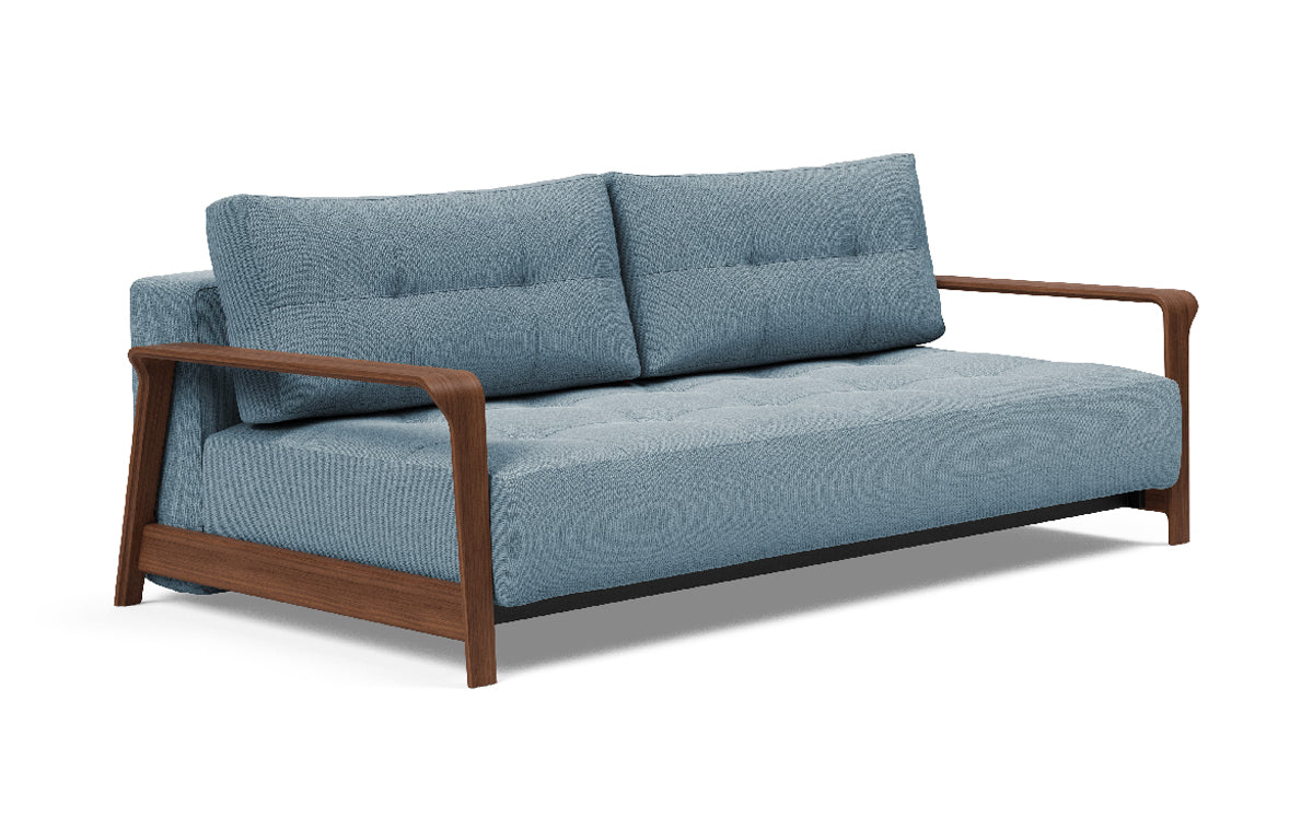 Ran D.E.L Sofa Bed by Innovation - 558 Soft Indigo.