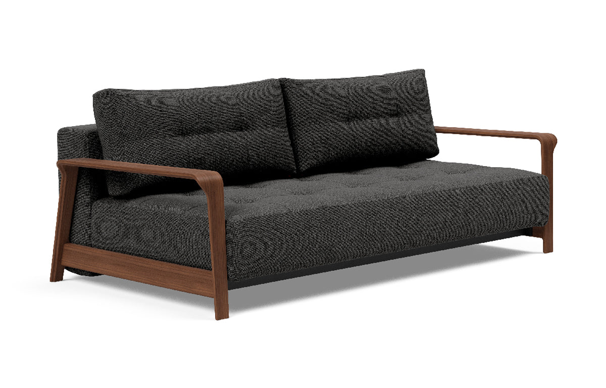 Ran D.E.L Sofa Bed by Innovation - 577 Kenya Dark Grey.