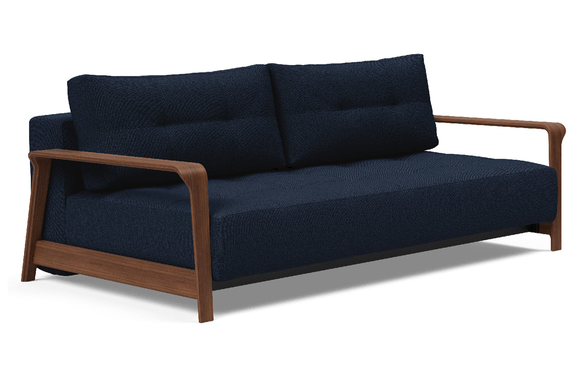Ran D.E.L Sofa Bed by Innovation - 528 Mixed Dance Blue (stocked).