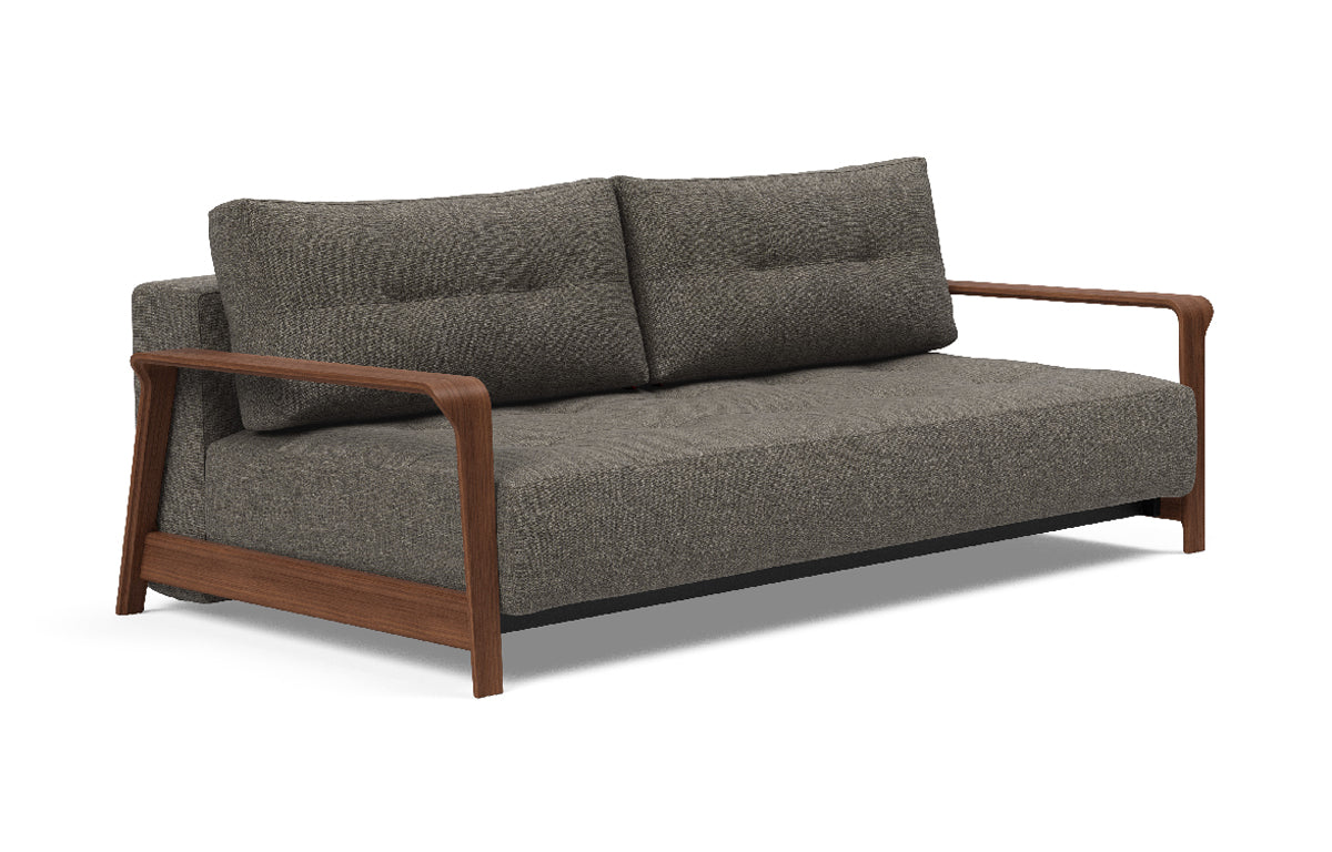 Ran D.E.L Sofa Bed by Innovation - 216 Flashtex Dark Grey.
