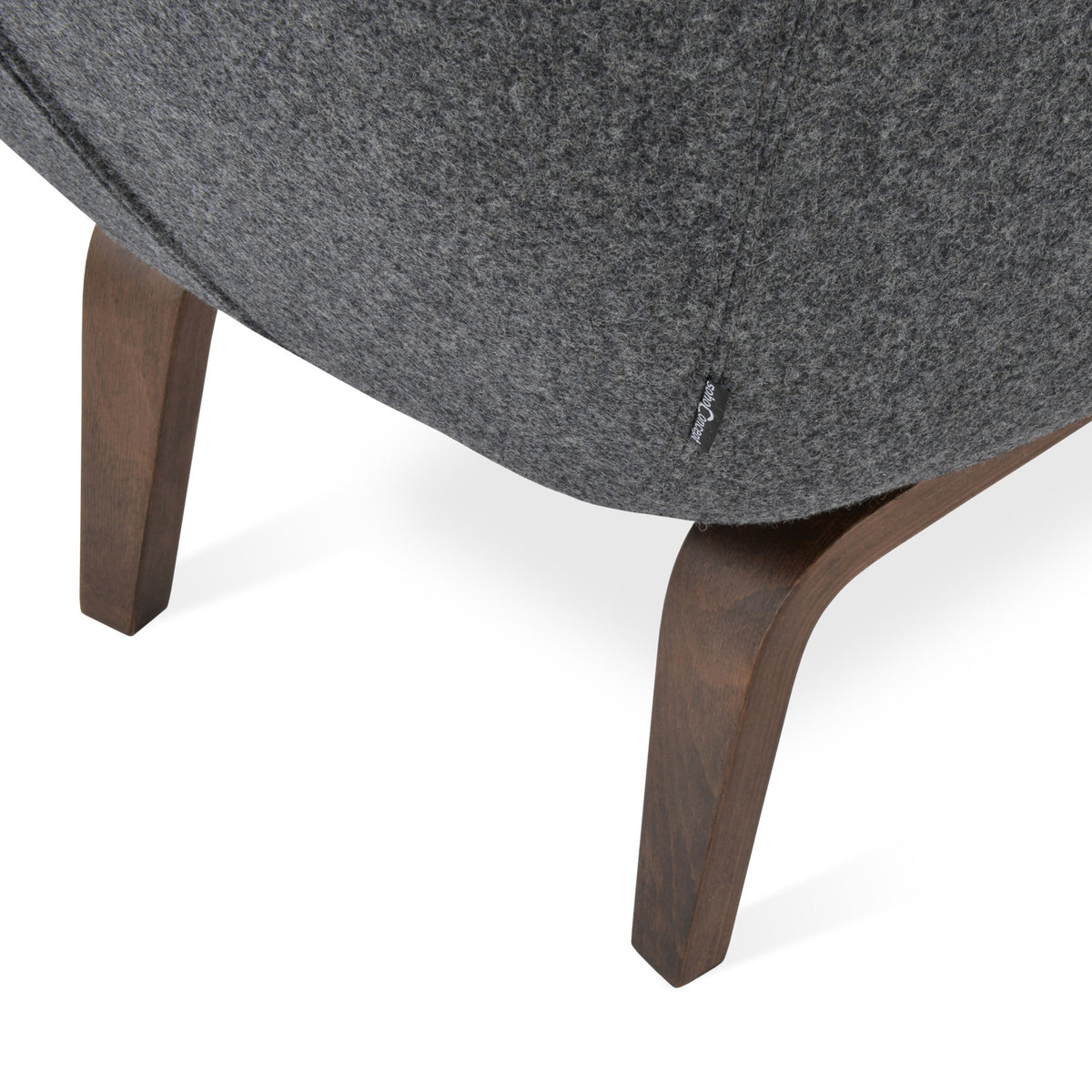 Rebecca Plywood Arm by SohoConcept, showing closeup view of plywood arm chair.