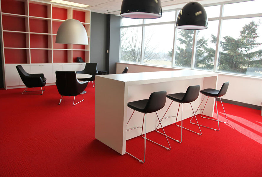 Rebecca Wire Sled Arm Chair by SohoConcept, showing four wire sled arm chair with table in live shot.