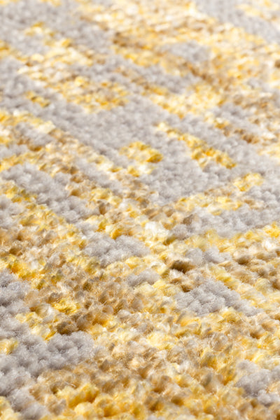 Reflect Hand Knotted Rug by Ligne Pure, showing closeup view of reflect hand knotted rug.