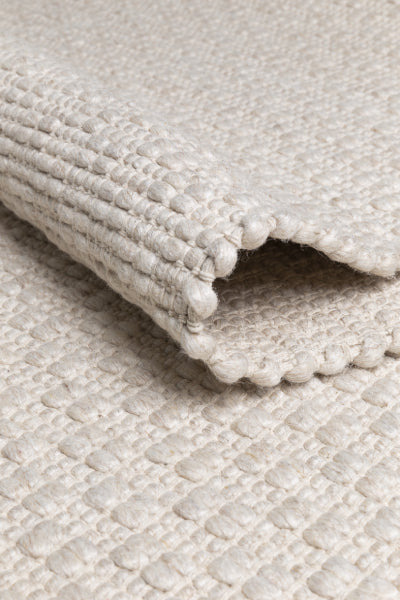 Rhythm Hand Woven Rug by Ligne Pure, showing closeup view of rhythm hand woven rug.