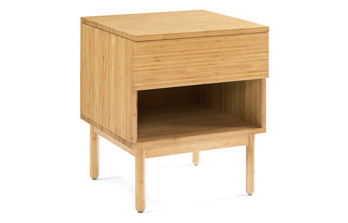 Ria Caramelized 1 Drawer Nightstand by Greenington - Caramelized Wood.