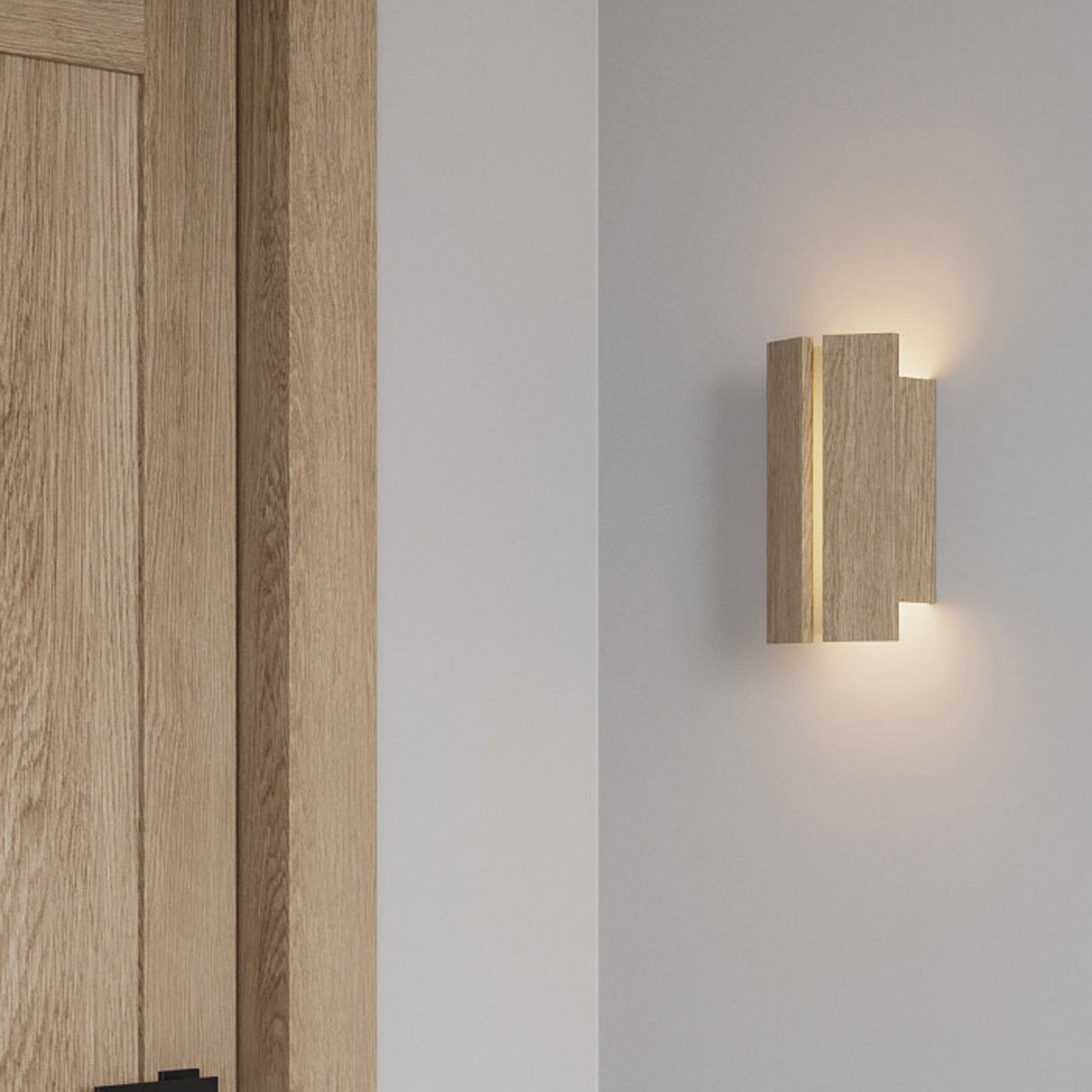 Rima LED Sconce by Cerno, showing rima led sconce in live shot.