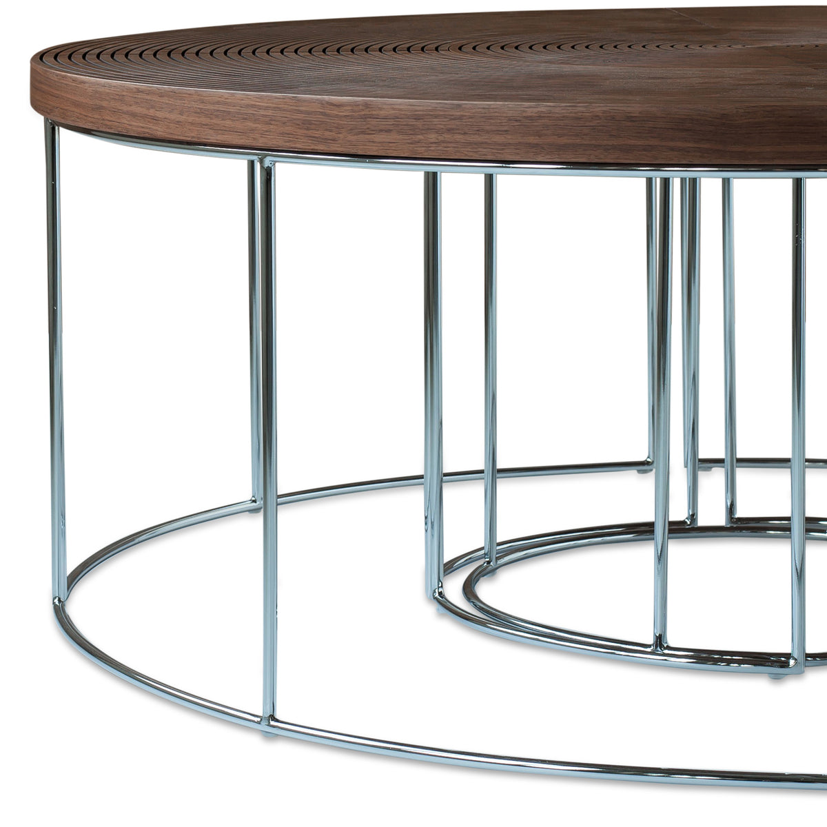 Ripples Coffee Table by SohoConcept, showing closeup view of coffee table.