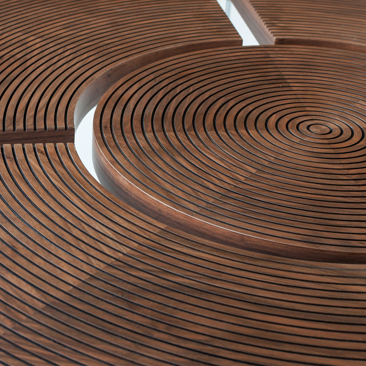 Ripples Coffee Table by SohoConcept, showing closeup view of coffee table.