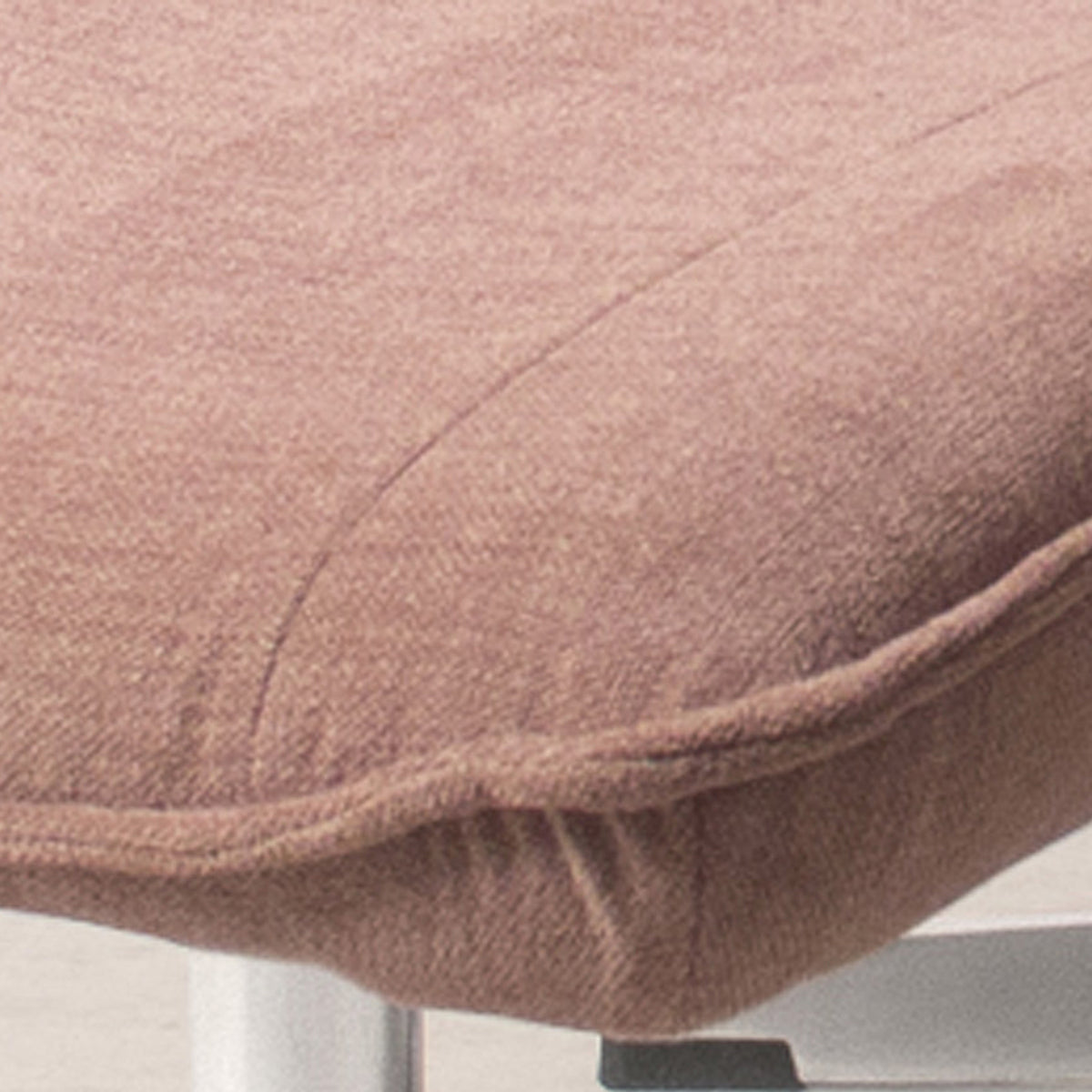 Roma Recliner Chair with Footrest by Kebe, showing closeup view of roma recliner footrest in live shot.