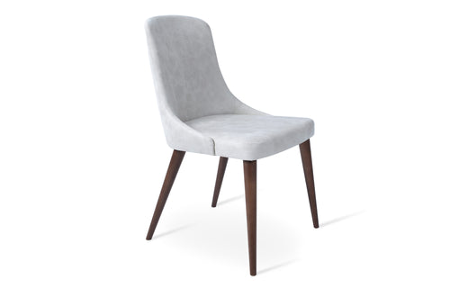 Romano Dining Chair by SohoConcept - Renna Beige Nubuck Fabric.