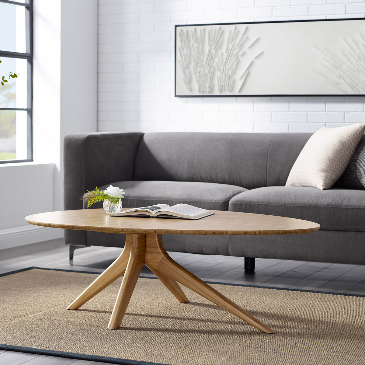 Rosemary Coffee Table by Greenington, showing rosemary coffee table in live shot.
