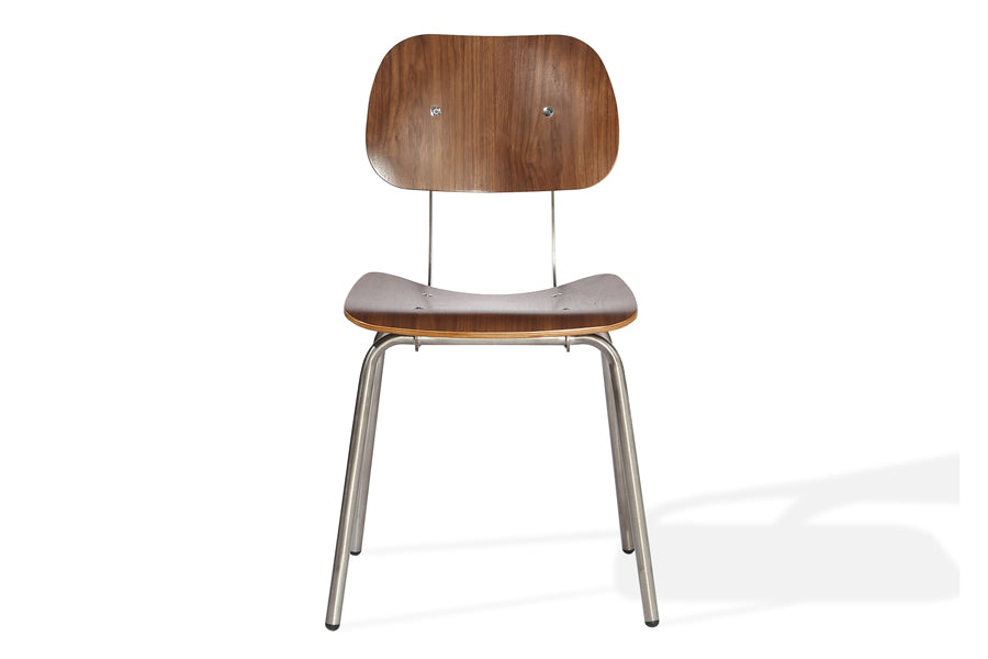 Saba Chair by SohoConcept, showing front view of dining chair.