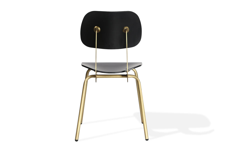 Saba Chair by SohoConcept, showing back view of dining chair.